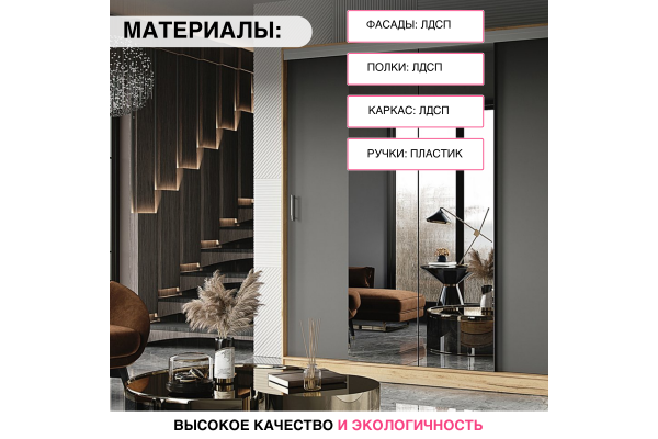 Шкаф-купе "Альянс-3" NEW 