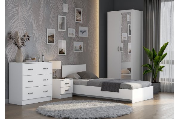 Кровать "РОНДА" 0,8*2,0 м с основанием ДСП (КР-080)